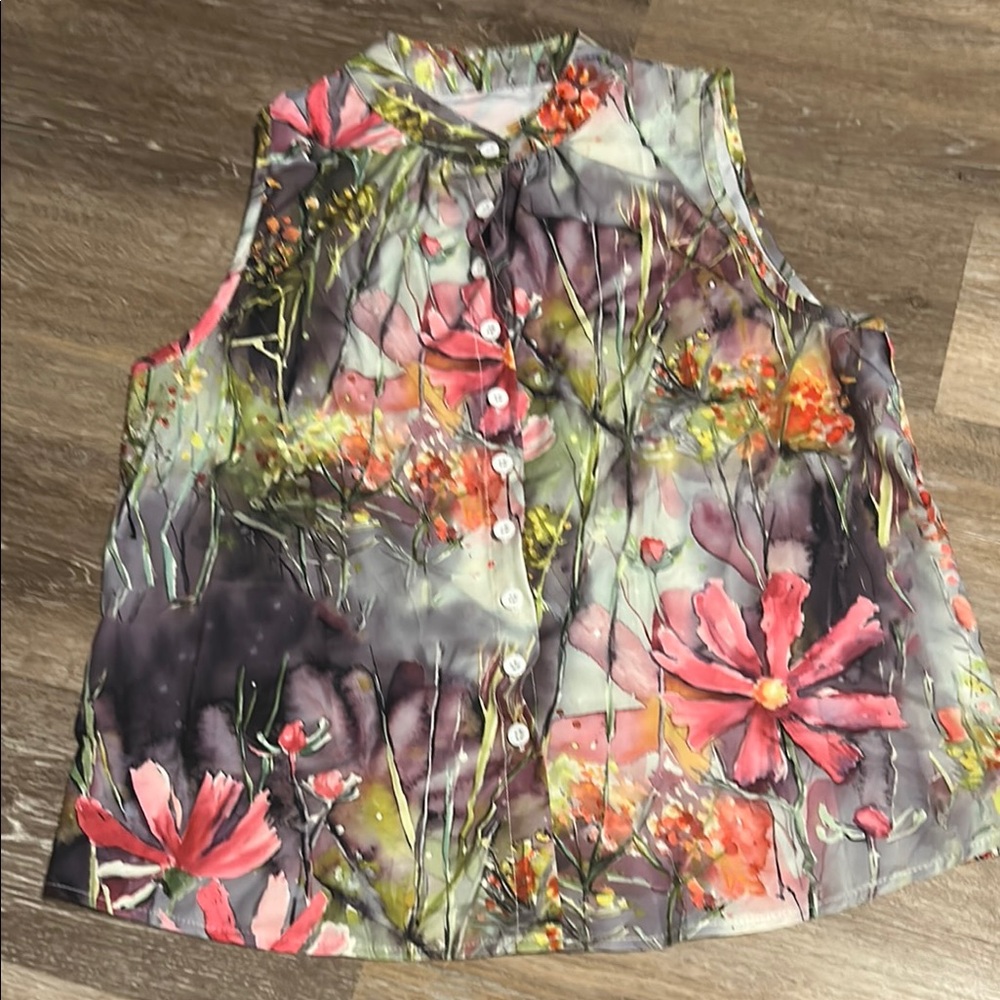 Floral Sleeveless Women's Top 💥